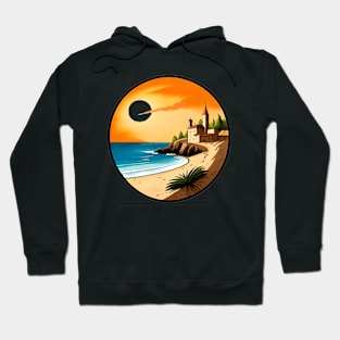 Sun-Kissed Serenity: The Blue Beach Delight Hoodie